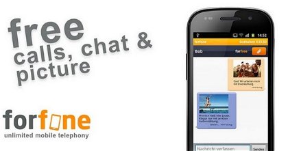 Forfone: Mensajería instantánea y llamadas de voz gratis, todo en uno