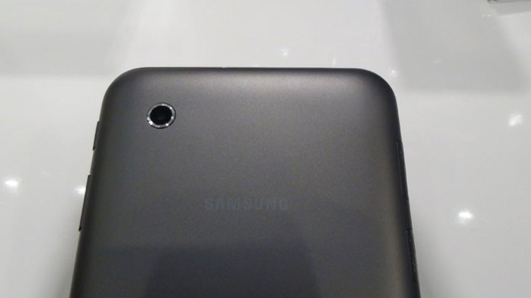 Imagen de la parte trasera de la Galaxy Tab2 7.0
