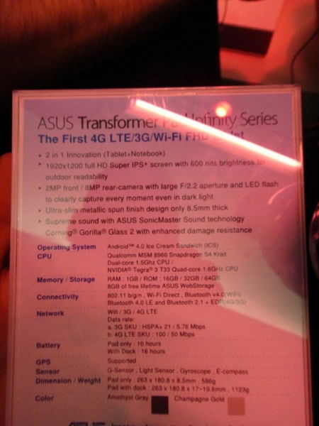 MWC 2012 | ASUS nos muestra sus novedades