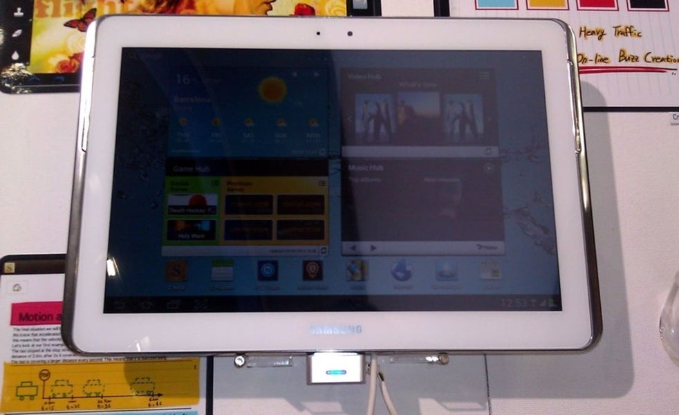 Samsung Galaxy Note 10.1 imagen 6 MWC