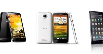Comparativa Quad Core: HTC One X vs LG Optimus 4X HD vs Huawei Ascend D Quad
