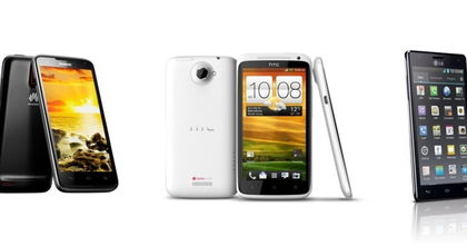 Comparativa Quad Core: HTC One X vs LG Optimus 4X HD vs Huawei Ascend D Quad Comparativa Quad Core: HTC One X vs LG Optimus 4X HD vs Huawei Ascend D Quad