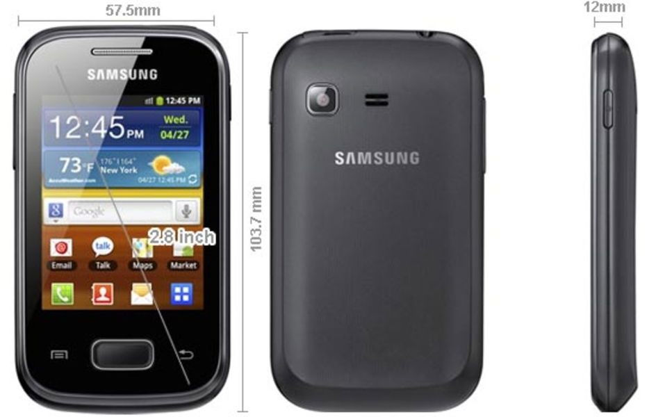 Galaxy Pocket Dimensiones