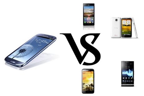 Comparamos el Samsung Galaxy S III con sus rivales