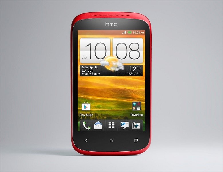 Vista frontal del HTC Desire C