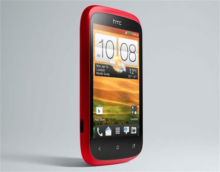 Vista frontal del HTC Desire C
