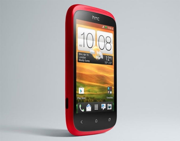 Vista frontal del HTC Desire C