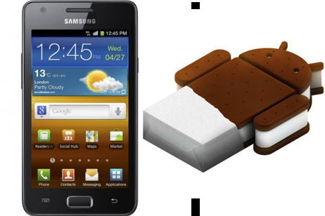 Samsung comienza con la actualización a Android Ice Cream Sandwich del Samsung Galaxy R Samsung comienza con la actualización a Android Ice Cream Sandwich del Samsung Galaxy R