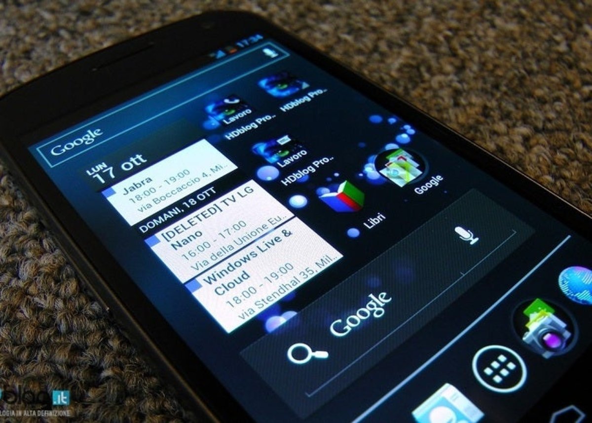 Interfaz del Samsung Galaxy Nexus