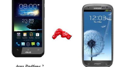Asus Padfone 2 y Samsung Galaxy S III frente a frente con vídeo incluído Asus Padfone 2 y Samsung Galaxy S III frente a frente con vídeo incluído