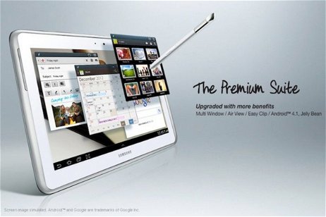 Samsung libera la Premium Suite para la Galaxy Note 10.1 con suculentas novedades