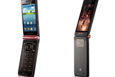 Samsung lanza al mercado un curioso smartphone de cuatro núcleos plegable Samsung lanza al mercado un curioso smartphone de cuatro núcleos plegable