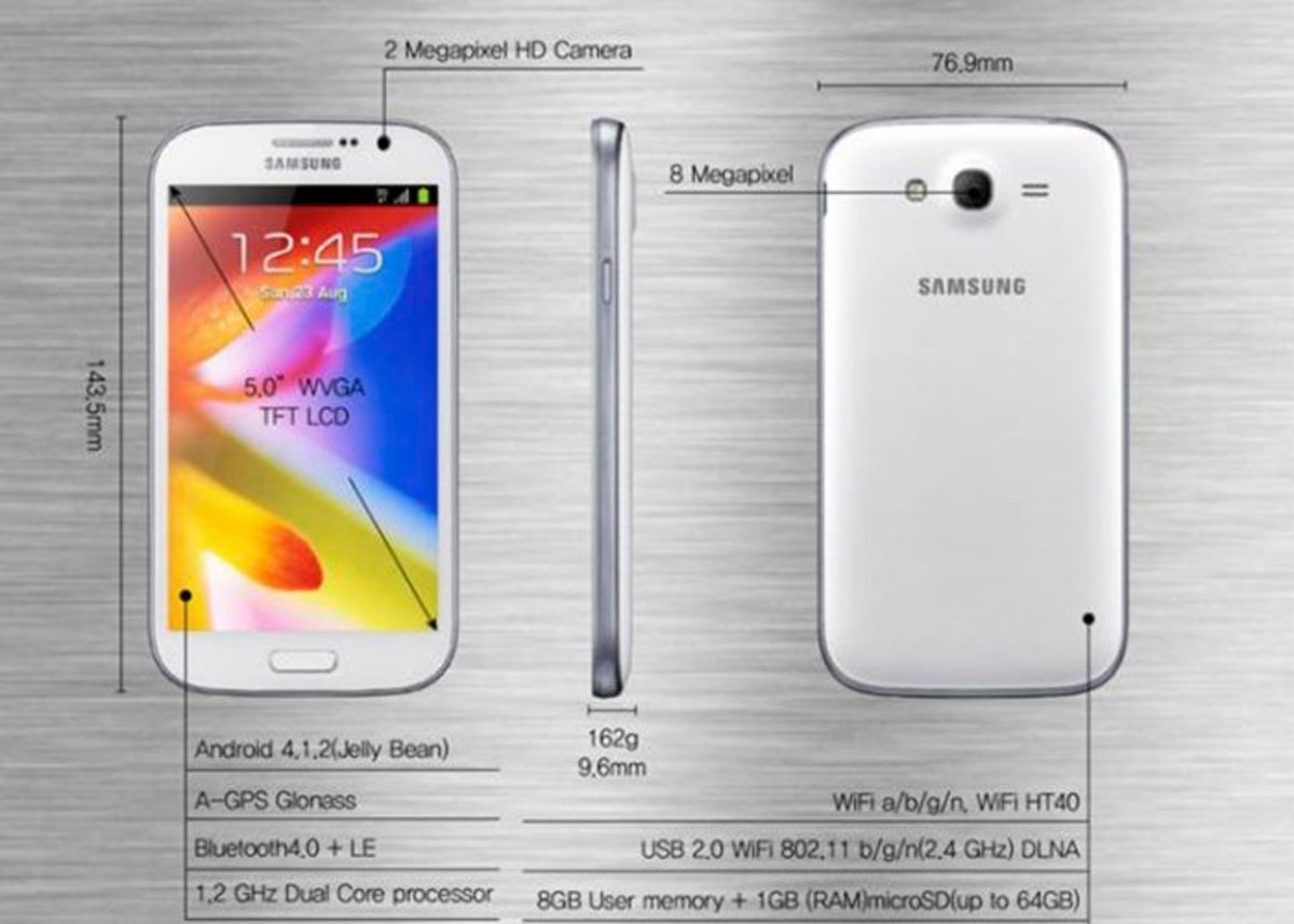 Especificaciones del Samsung Galaxy Grand