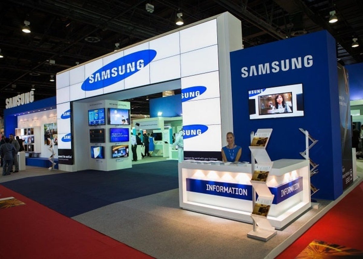 Stand de Samsung en un congreso