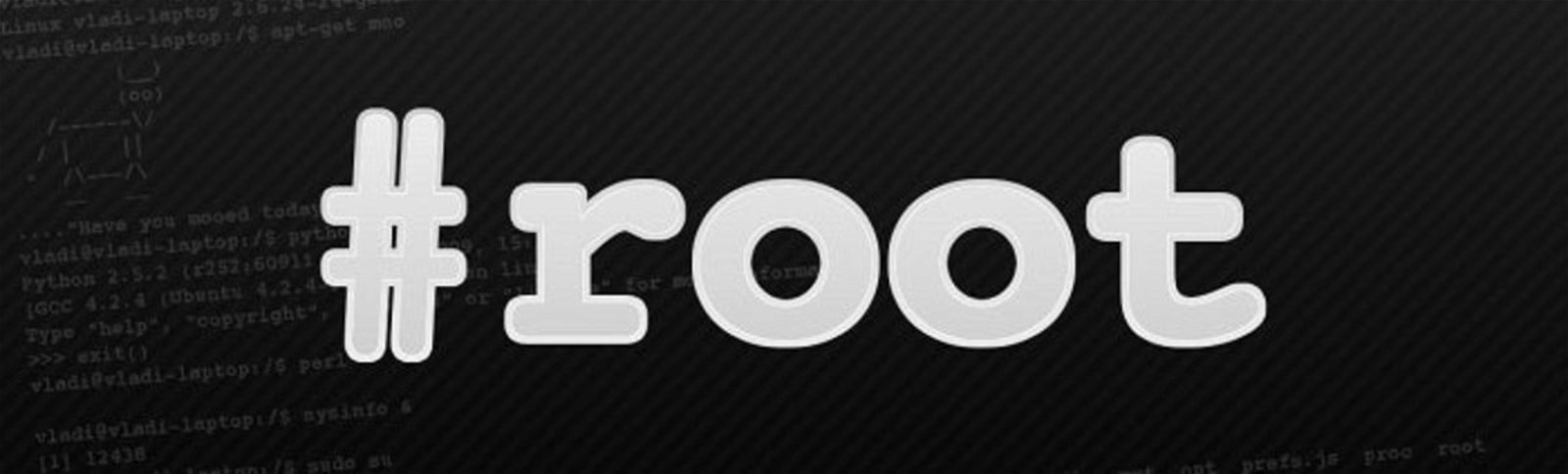 Imagen con el logo de Root