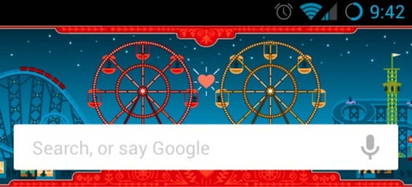 Google Doodle en el Google Now
