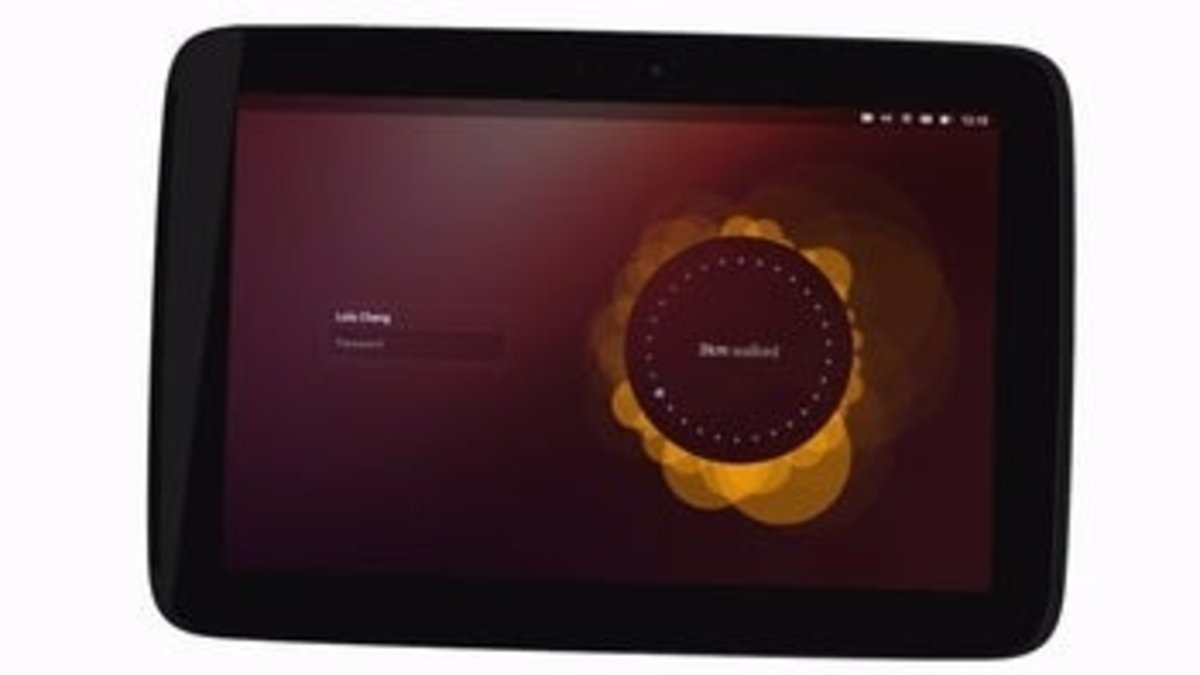 Pantalla de bloqueo ubuntu  para tablet