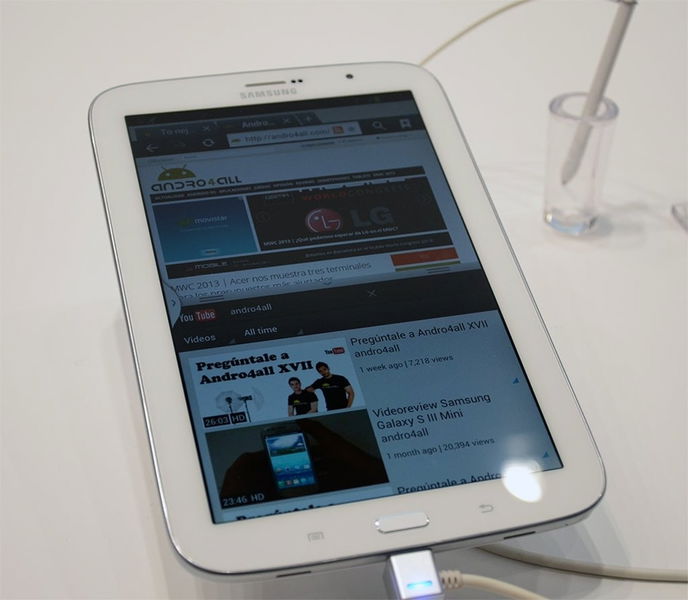 MWC 2013 | El nuevo Samsung Galaxy Note 8 sometido a nuestro banco de pruebas