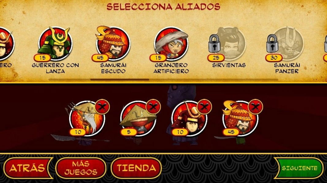 Selección aliados