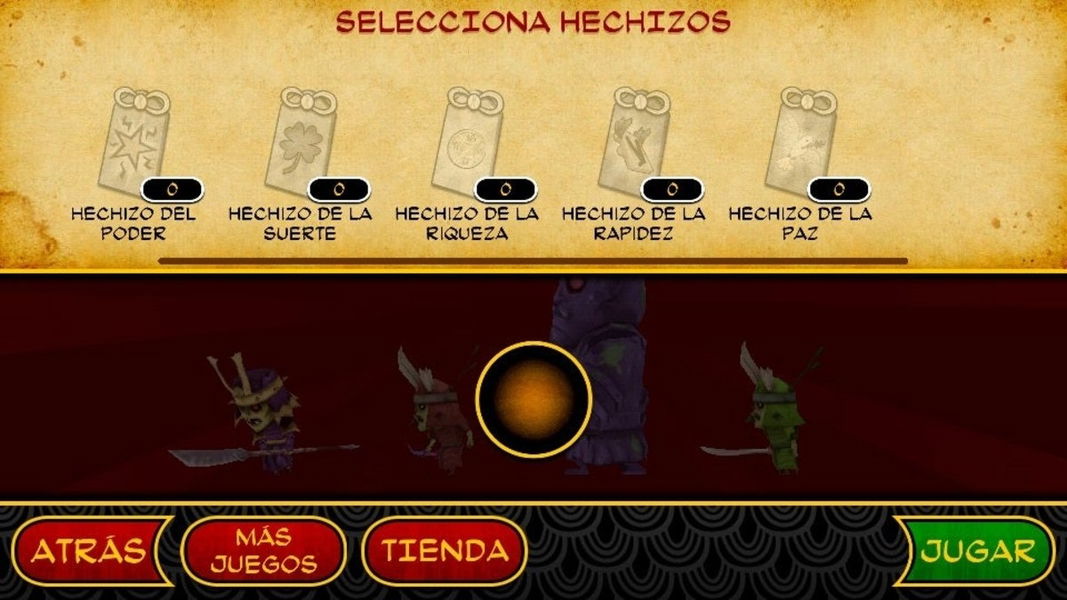 Selección hechizos