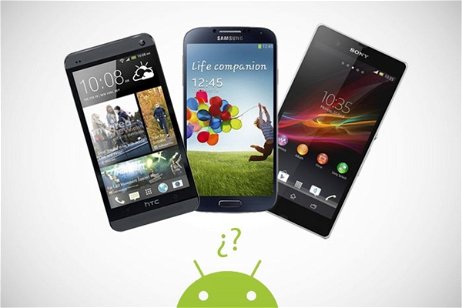 HTC One, Samsung Galaxy S 4 o Sony Xperia Z, esa es la cuestión