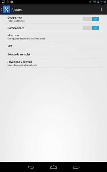 Google Now se actualiza con reconocimiento de acciones en español