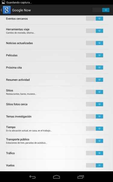 Google Now se actualiza con reconocimiento de acciones en español