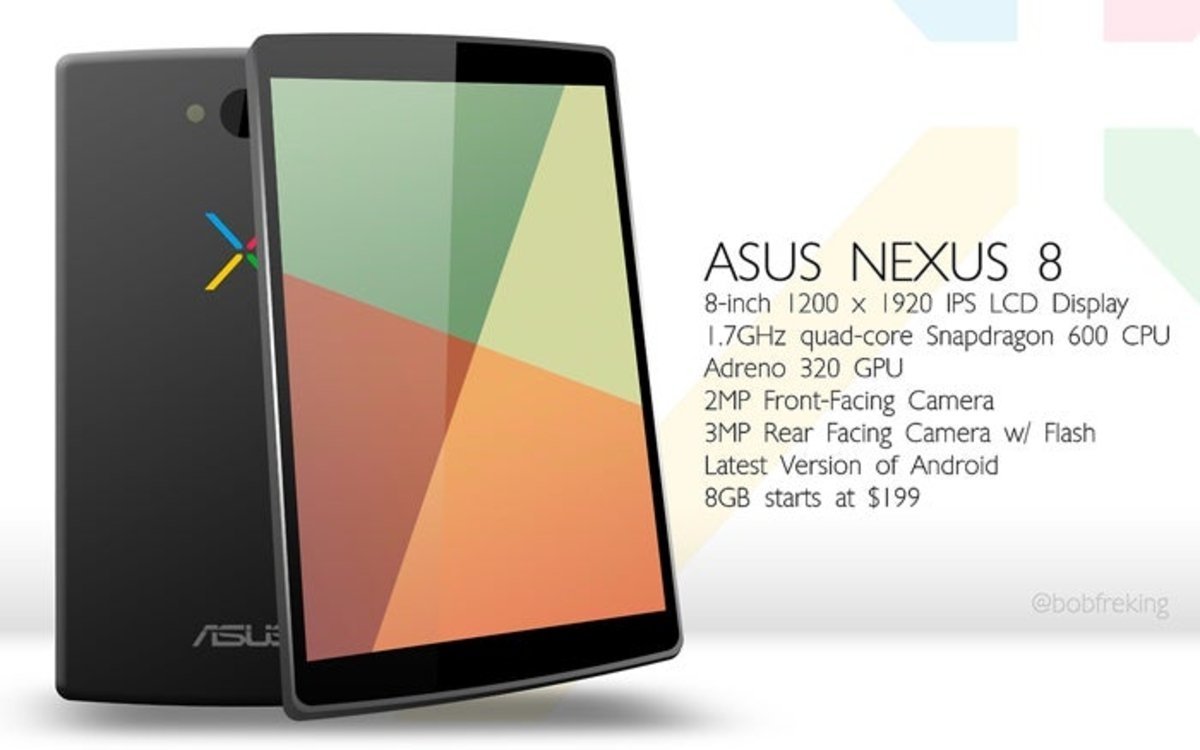 Concepto Google Nexus 8