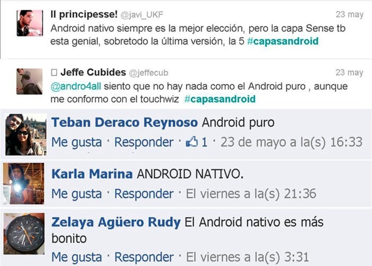 a favor de Android nativo