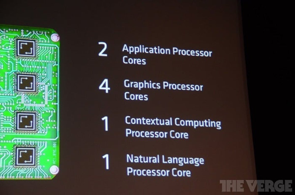Captura durante la presentación del Motorola X8 Mobile Computing System 