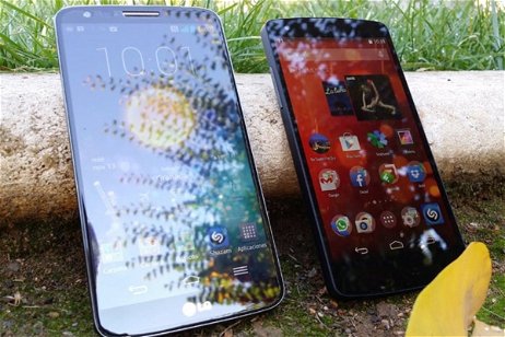 Enfrentamos en vídeo al LG G2 y al Google Nexus 5