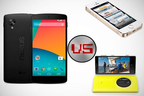 El Google Nexus 5 frente a los pesos pesados de otros SO El Google Nexus 5 frente a los pesos pesados de otros SO