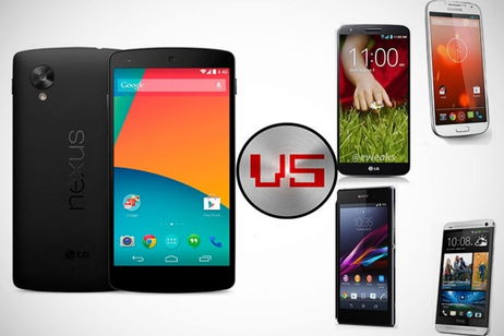 El nuevo Google Nexus 5 frente a la actual gama alta de Android El nuevo Google Nexus 5 frente a la actual gama alta de Android