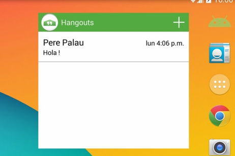 Visualiza los mensajes de Hangouts en el escritorio gracias a Hangouts Widget Visualiza los mensajes de Hangouts en el escritorio gracias a Hangouts Widget