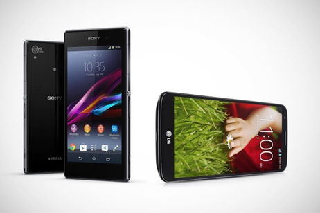 Enfrentamos en vídeo al LG G2 y al Sony Xperia Z1 Enfrentamos en vídeo al LG G2 y al Sony Xperia Z1