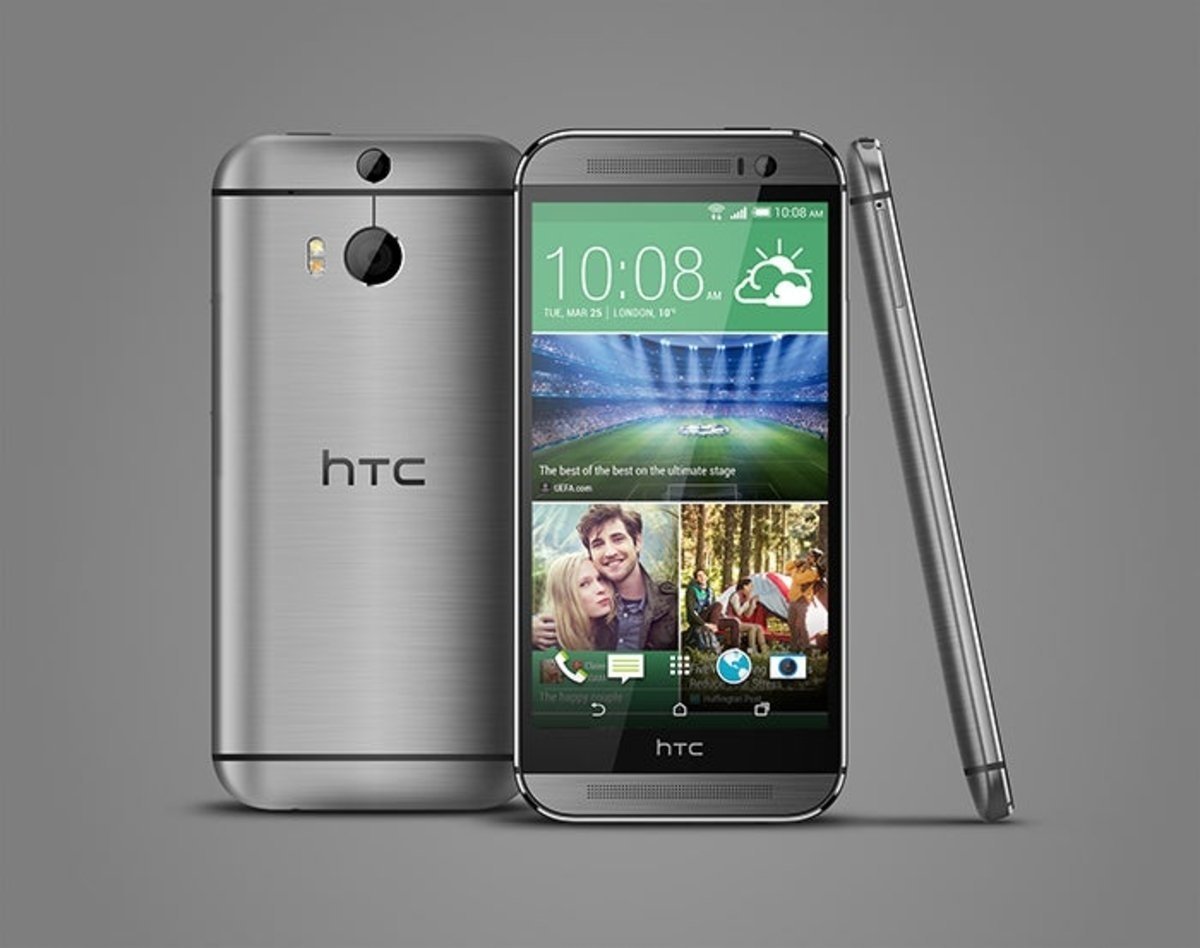 Primer plano del HTC One M8