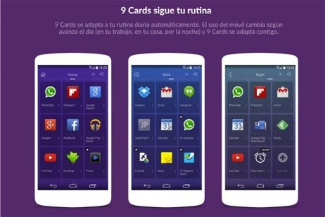 9 Cards, el launcher más inteligente para Android