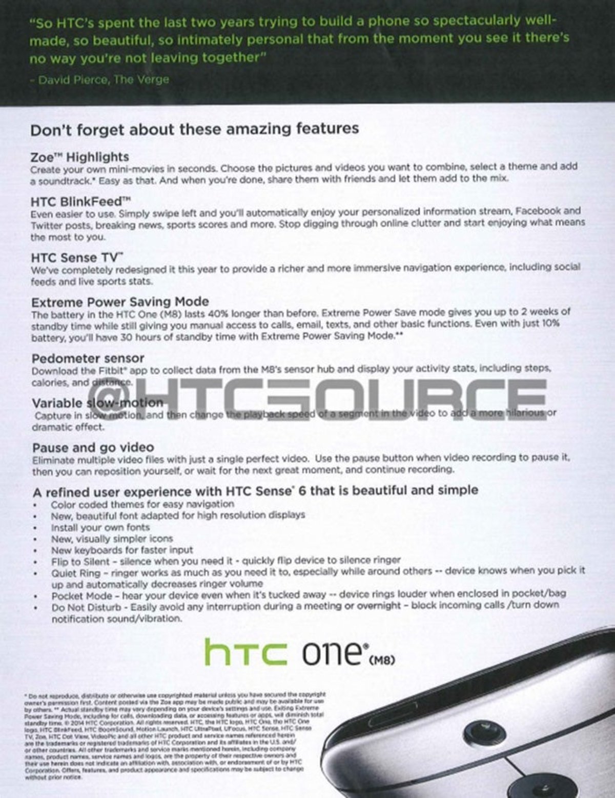 Características del HTC One (M8)
