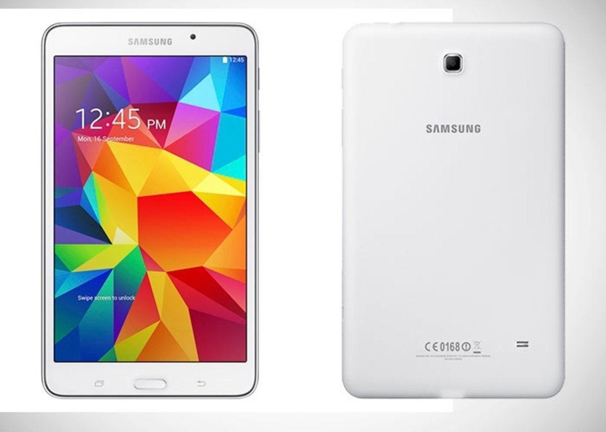 Imágenes de las Samsung Galaxy Tab 4 de 7 y 8 pulgadas en blanco