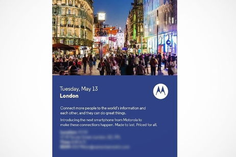 El nuevo terminal de Motorola llegará el 13 de mayo El nuevo terminal de Motorola llegará el 13 de mayo