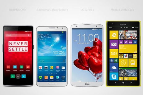 Comparamos el OnePlus One contra los mejores phablets del mercado Comparamos el OnePlus One contra los mejores phablets del mercado