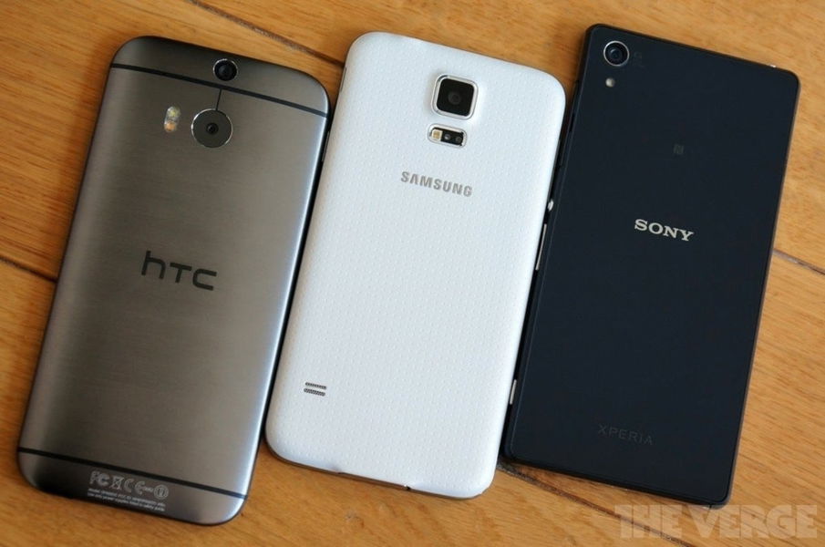 Samsung Galaxy S5, Sony Xperia Z2 y HTC One (M8) ¡pasen y vean!