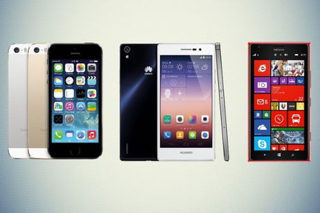Comparamos el nuevo Huawei Ascend P7 con el iPhone 5s y Nokia Lumia 1520 Comparamos el nuevo Huawei Ascend P7 con el iPhone 5s y Nokia Lumia 1520