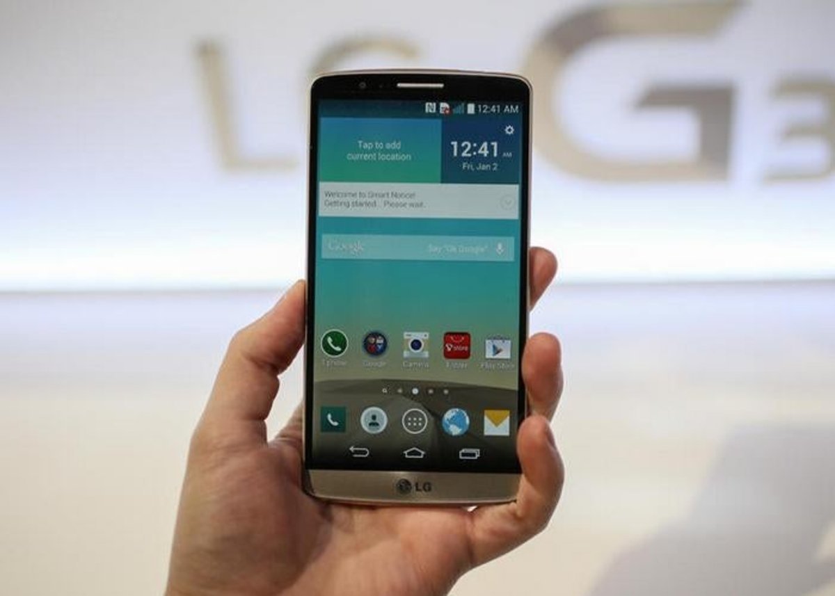 Imagen frontal del LG G3