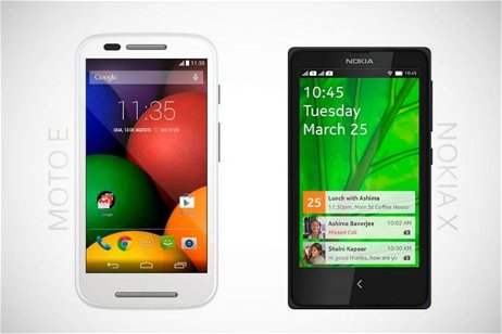 ¿Motorola Moto E o Nokia X? ¡Conoce las diferencias!