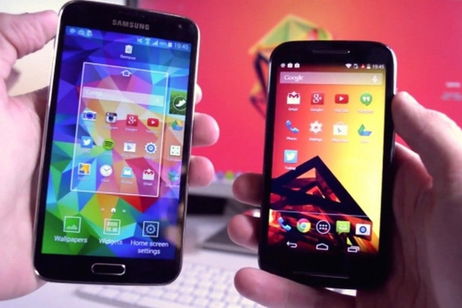 Samsung Galaxy S5 vs Motorola Moto E ¿cuál es más rápido? Samsung Galaxy S5 vs Motorola Moto E ¿cuál es más rápido?