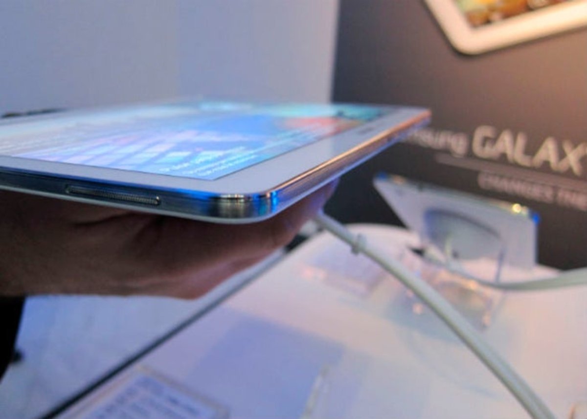 Perfil de una tablet Samsung Galaxy