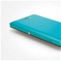 Plano trasero del Sony Xperia ZL2 azul turquesa