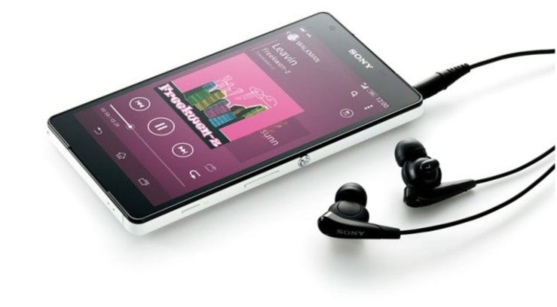 Sony Xperia ZL2 con cascos