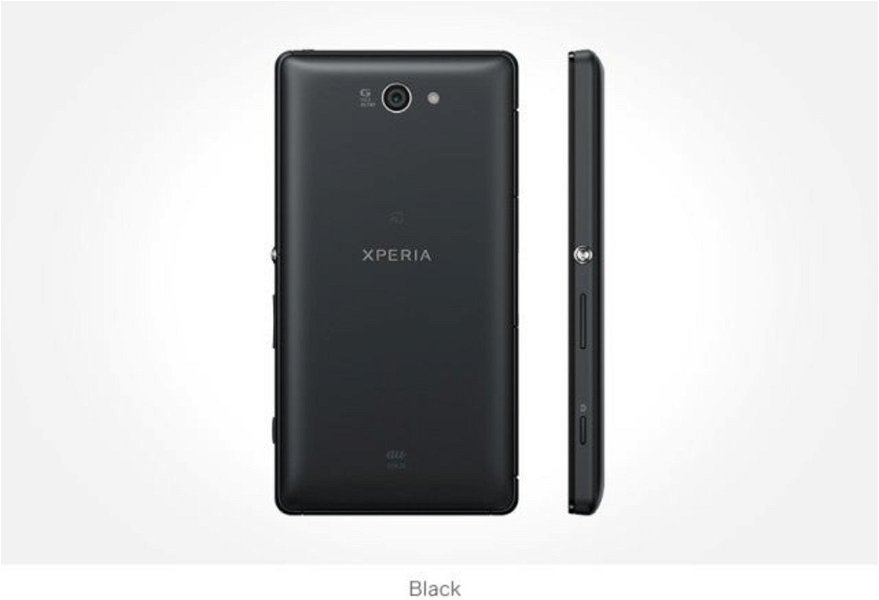 Plano trasero del Sony Xperia ZL2 negro